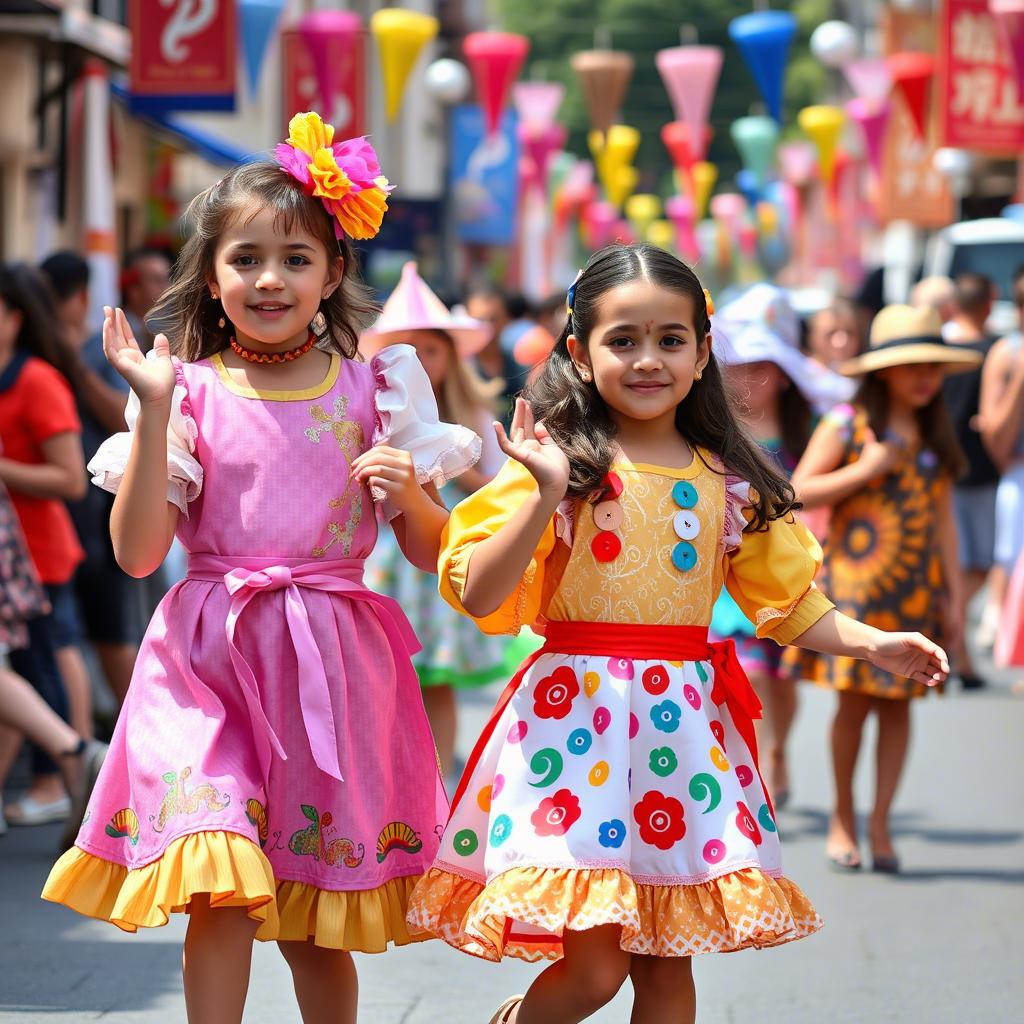 Spanish-Labeled Girls Clothing Line with Vibrant Prints and Comfort-First Designs