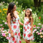 Petite-Sized Women’s Dresses Matching Mother-Daughter Collections