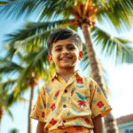 Spanish-Labeled Boys’ Clothing Line with Breathable Cotton for Tropical Climates