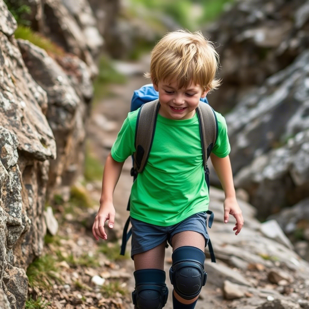 Play-Ready Jumpers with Hidden Knee Pads for Outdoor Adventures
