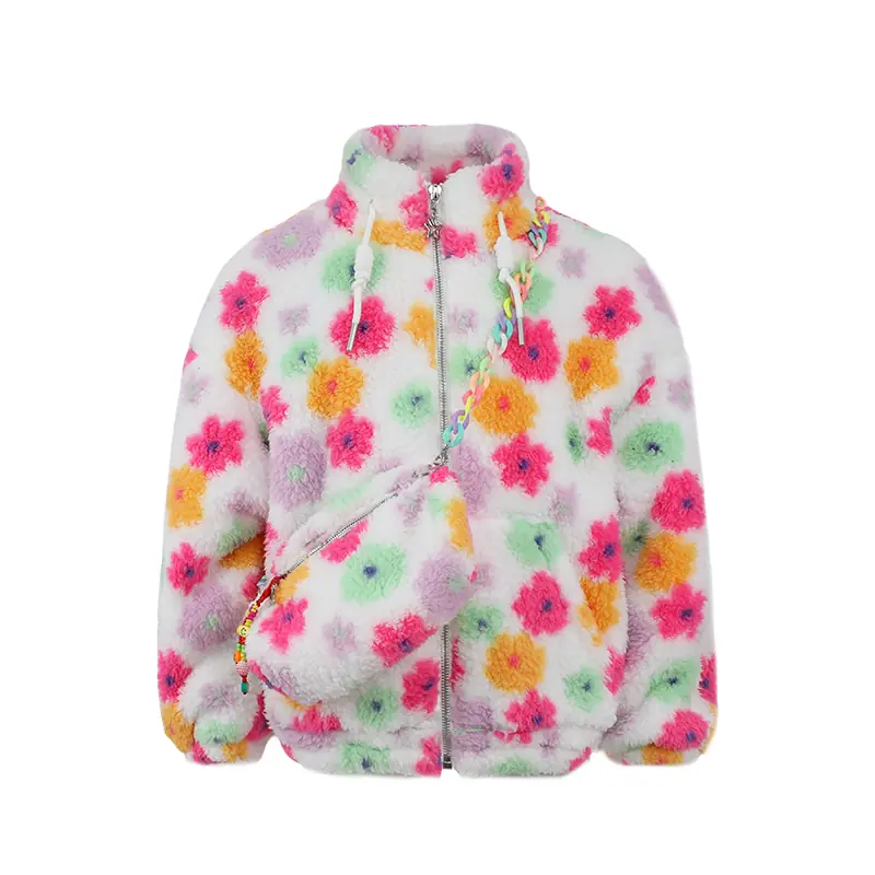 Customizable Stylish Fleece Girls Jacket