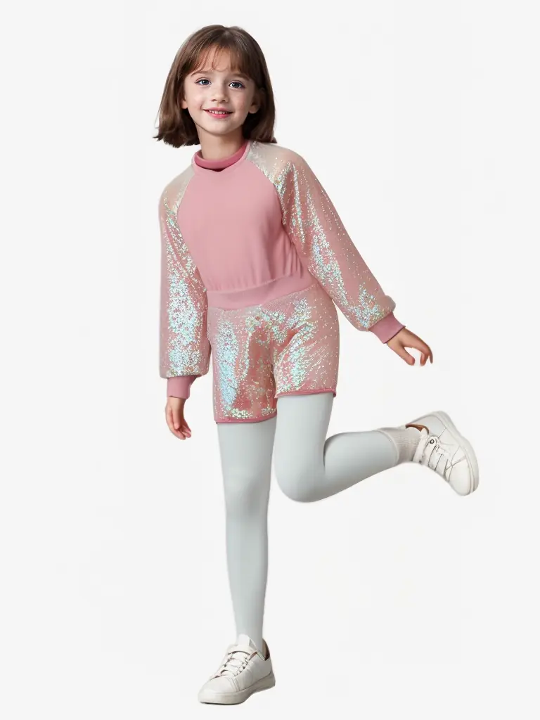 Sequin Sports Set for Girls