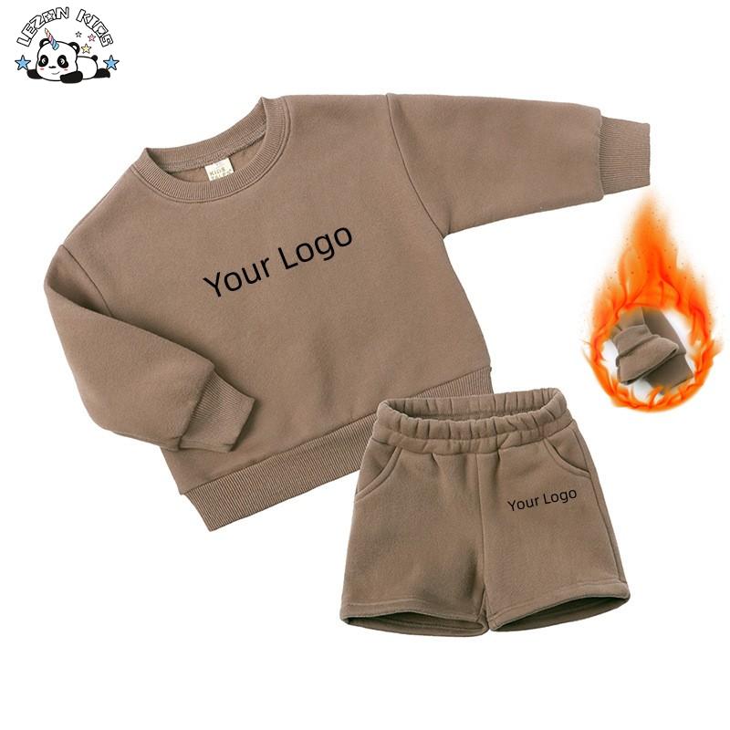 Wholesale Casual Luxury Customize logo Fleece Sweatsuit