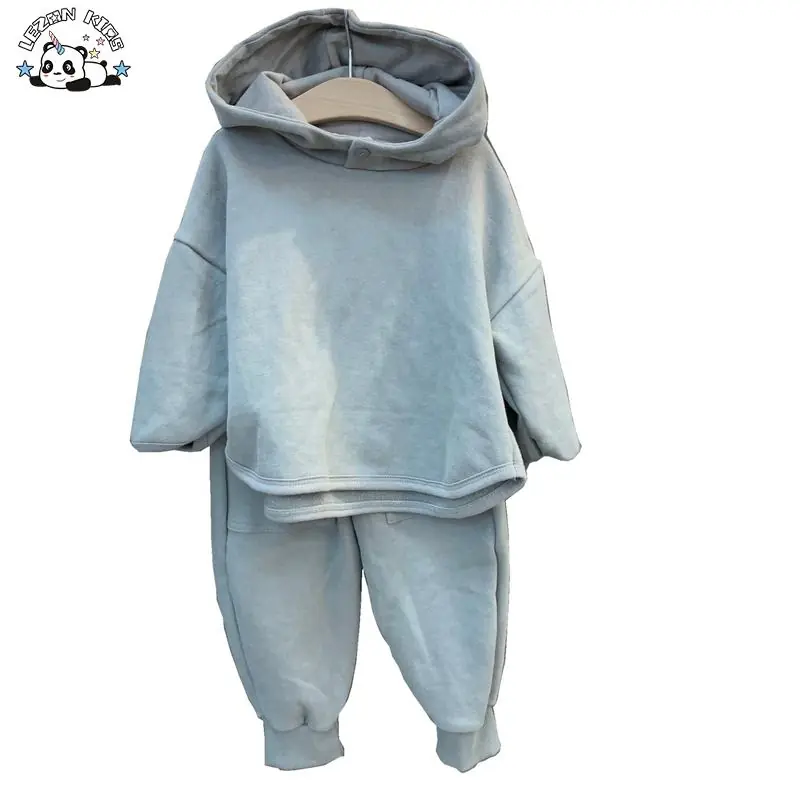 Customized Children’s Fashion Clothing Baby Hoodie Jogging Pants 2-piece Set Autumn Boy Clothing Set