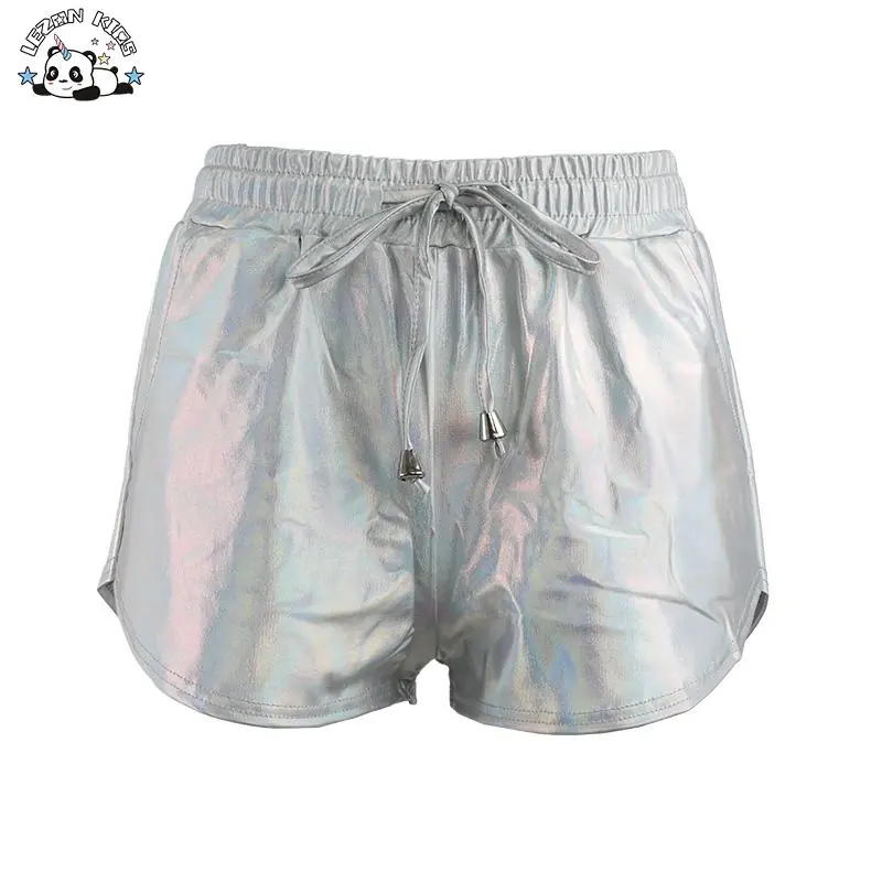 Shining Stars: Customized Metallic Fabric Kids Shorts