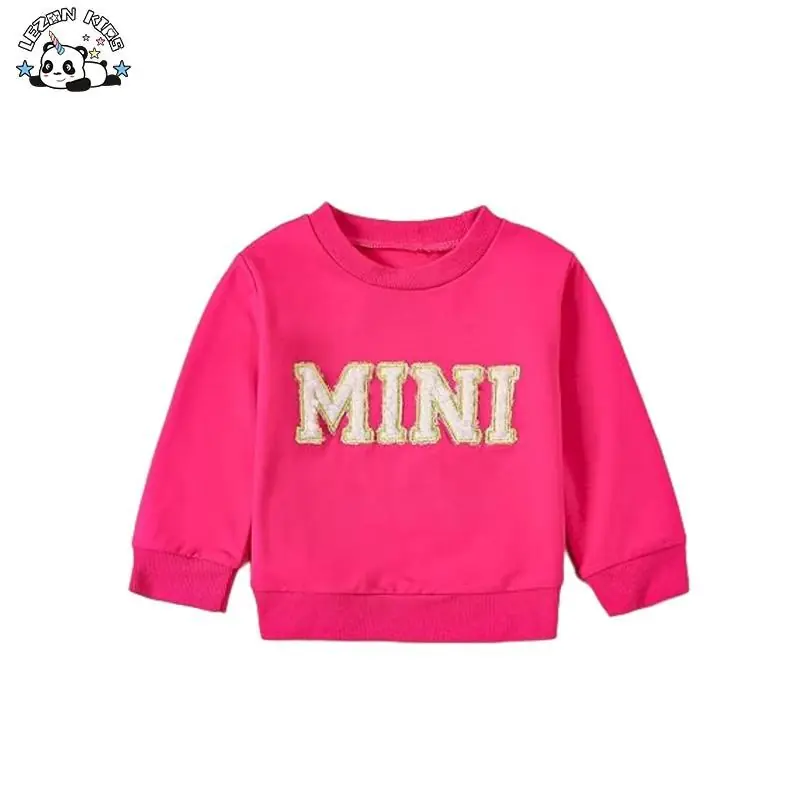 Color Design Customization Acceptable Mommy and Me Mother’s Day Sweatshirt for Girls