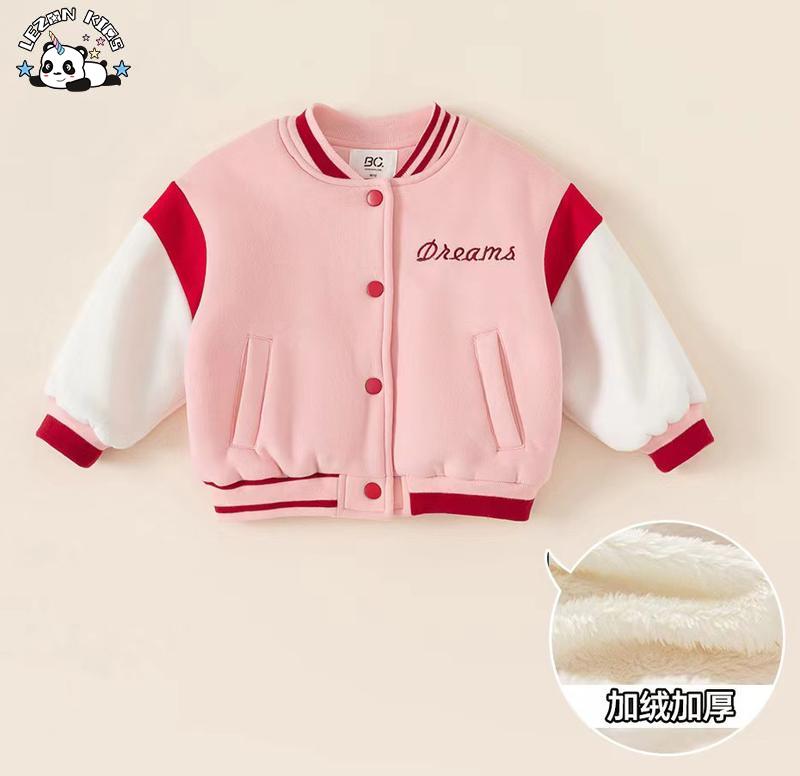 Customizable Manufacture Direct Customized Cartoon Rabbit Children’s Jacket Sequin Girls Pink Bomber Coat