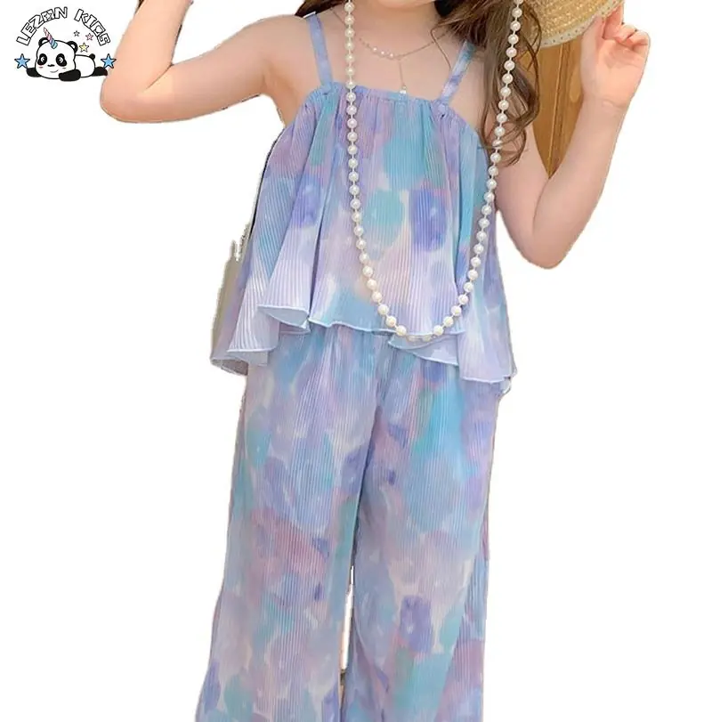 Custom Logo Unisex Tie-Dye Two-Piece Set