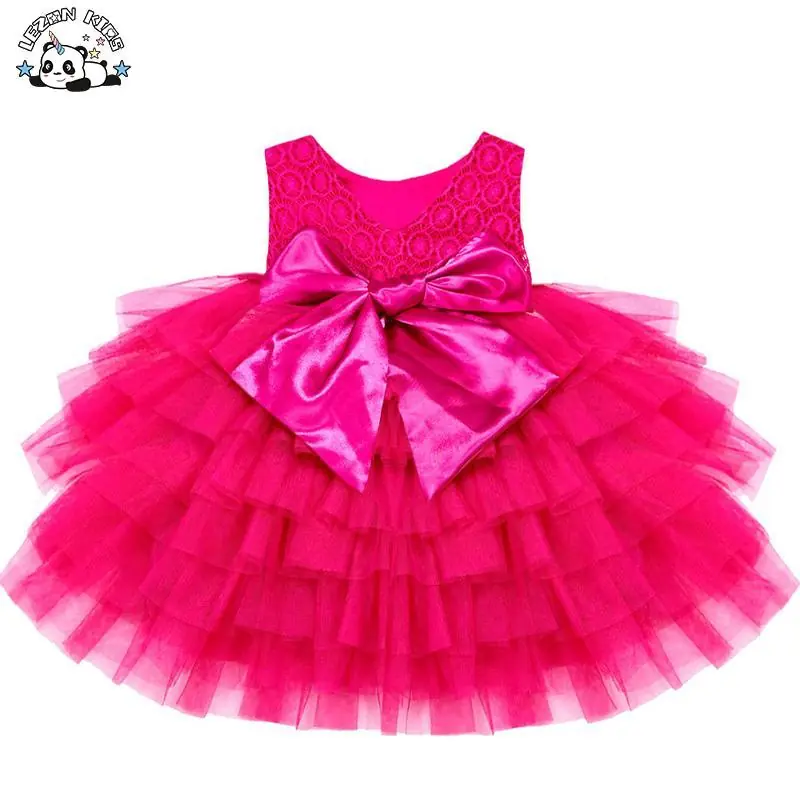 Customizable New Fashion Mesh Lace Belt Sleeveless Girls Summer Dress Kids Princess Dress Party Dresses