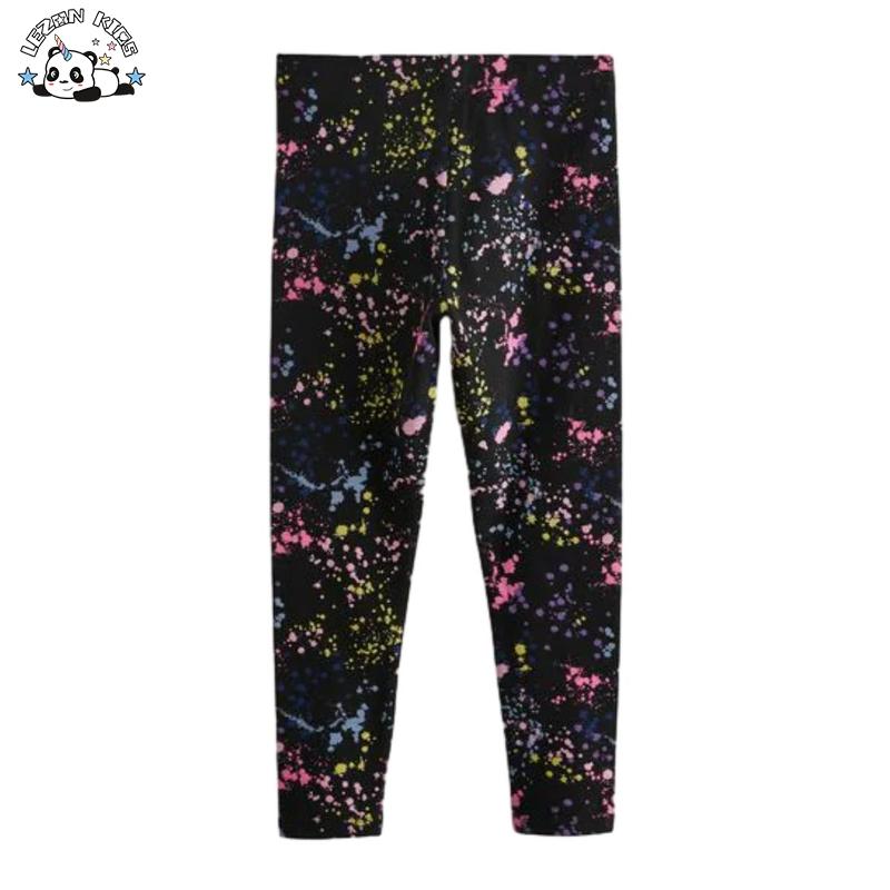High Quality Custom Tie Dyed Printed Pencil Pants Kids Girls Legging Pants for Summer