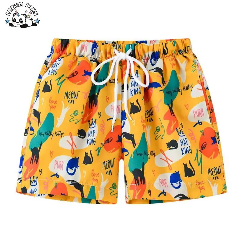 Customizable New Fashion Summer Basketball Shorts Kids Boys Kids Muay Thai Sandbeach Shorts for Little Boys