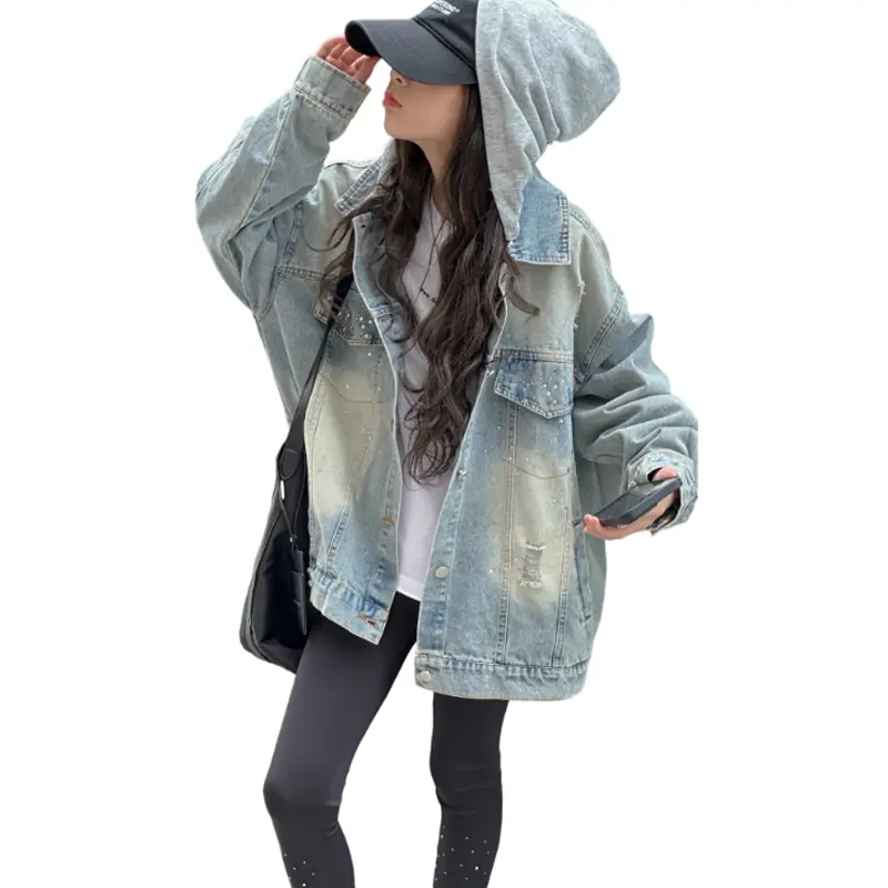 Girls’ Custom Peplum Denim Jacket