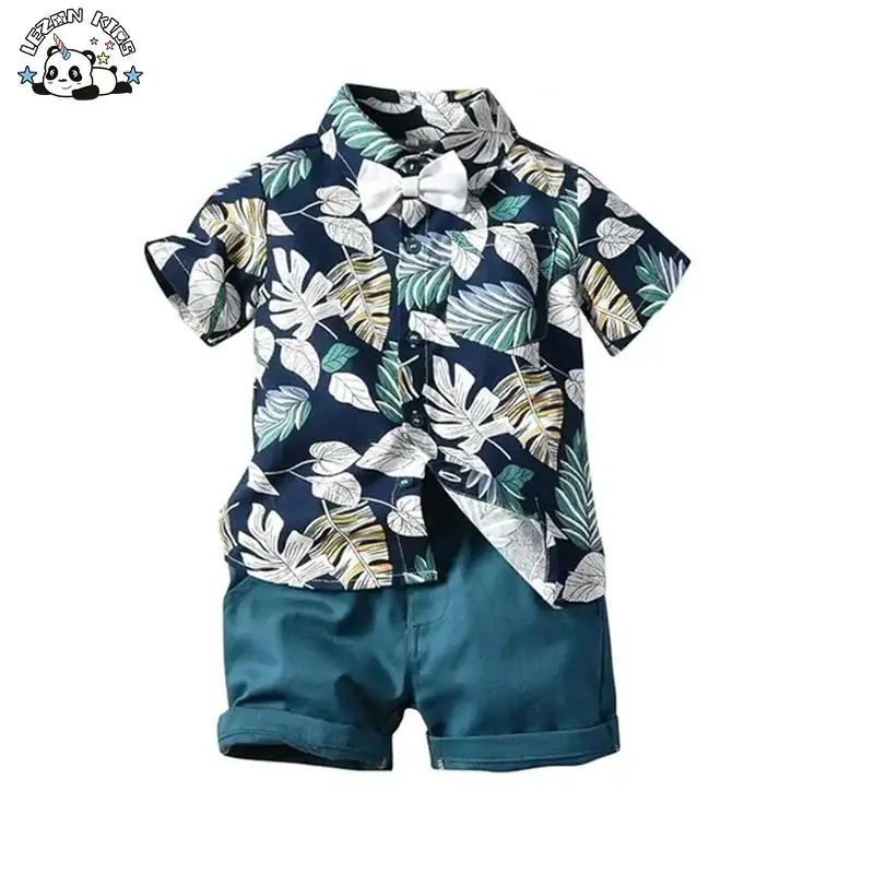 Tropical Oasis: Customizable Boys Shorts Sets