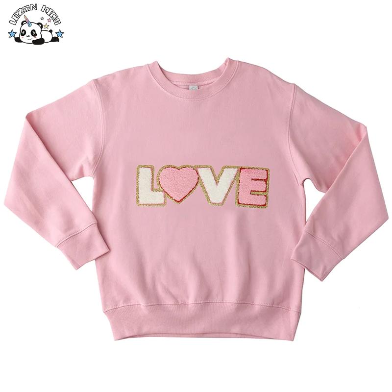 Custom Kids Pink Sweatshirt Pullover