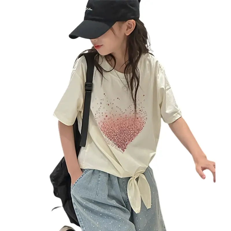Custom Girl’s Heart Graphic T-shirt