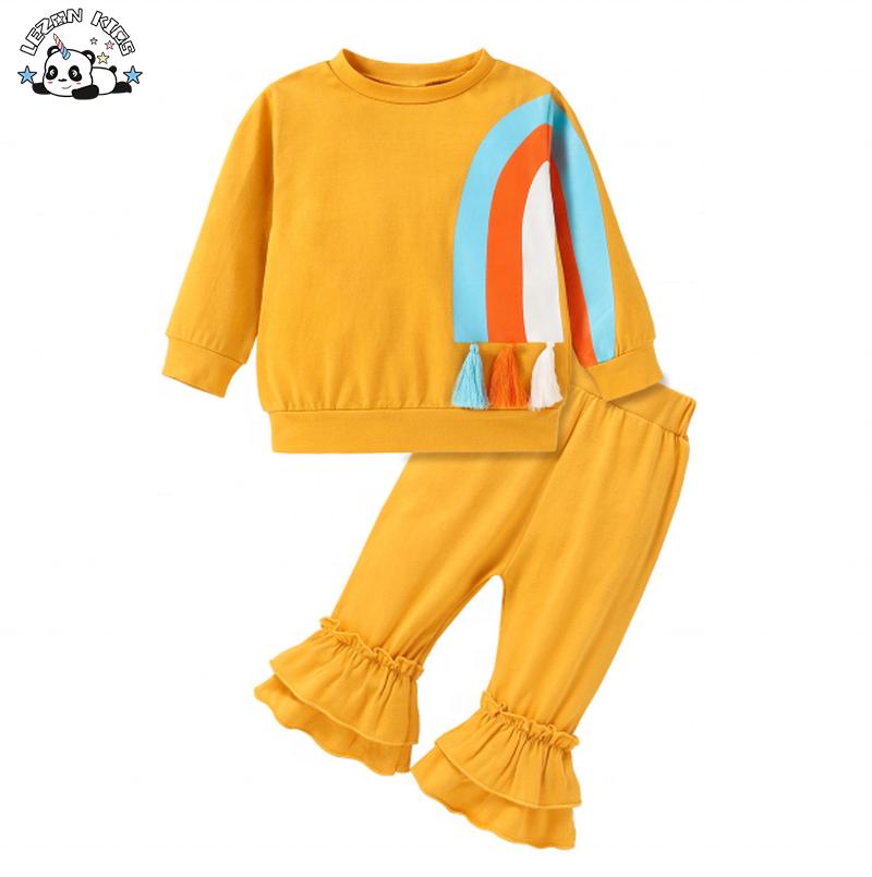 Wholesale Children’s Clothing Rainbow Girls Sets