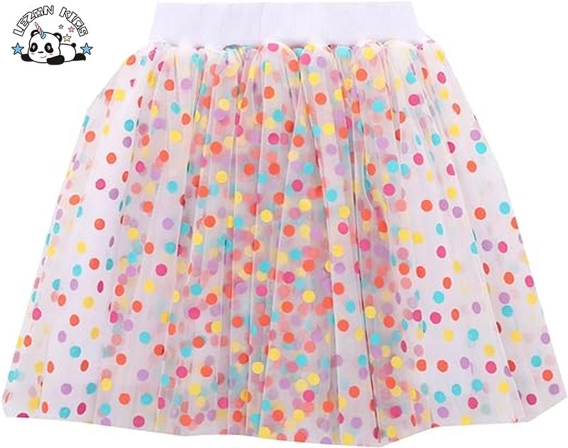 OEM Customizable Elastic Waist Multi-layers Tulle Girls Fancy Skirts Tutu Skirts for 2-14T