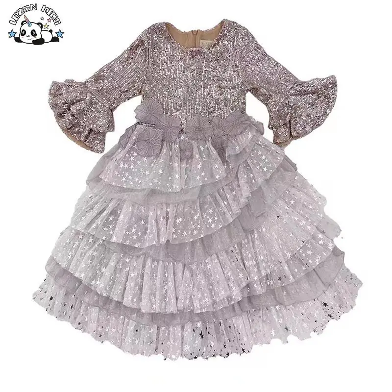 Customizable New Fashion Fancy Sequined Girl Dress