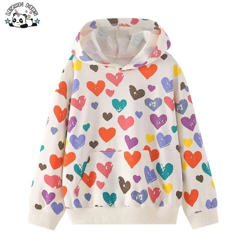 Color Customization Acceptable Autumn Pullover Casual Cute Girls Hoodies Sweatshirts