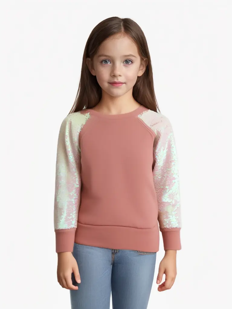 Custom Girls’ Sequin Sweatshirt