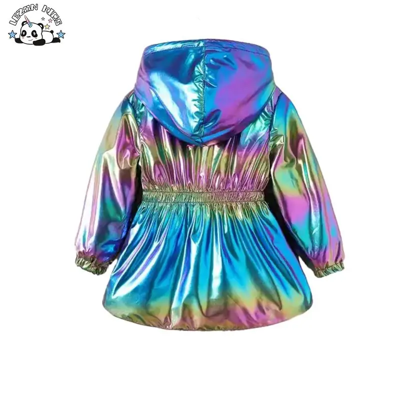 High Quality Gradient Fleece Cotton Filling Clothing Kids Jacket