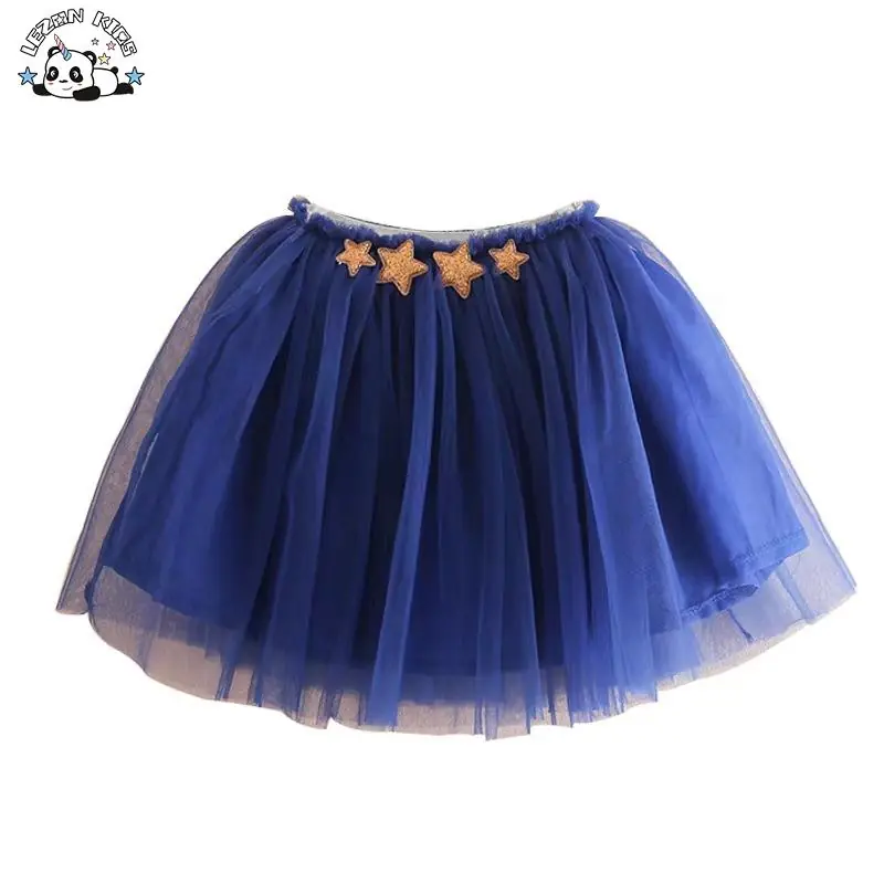 Factory Direct Price Sweet Short Pure Color Sparkle Golden Stars Sexy School Girls Short Skirts