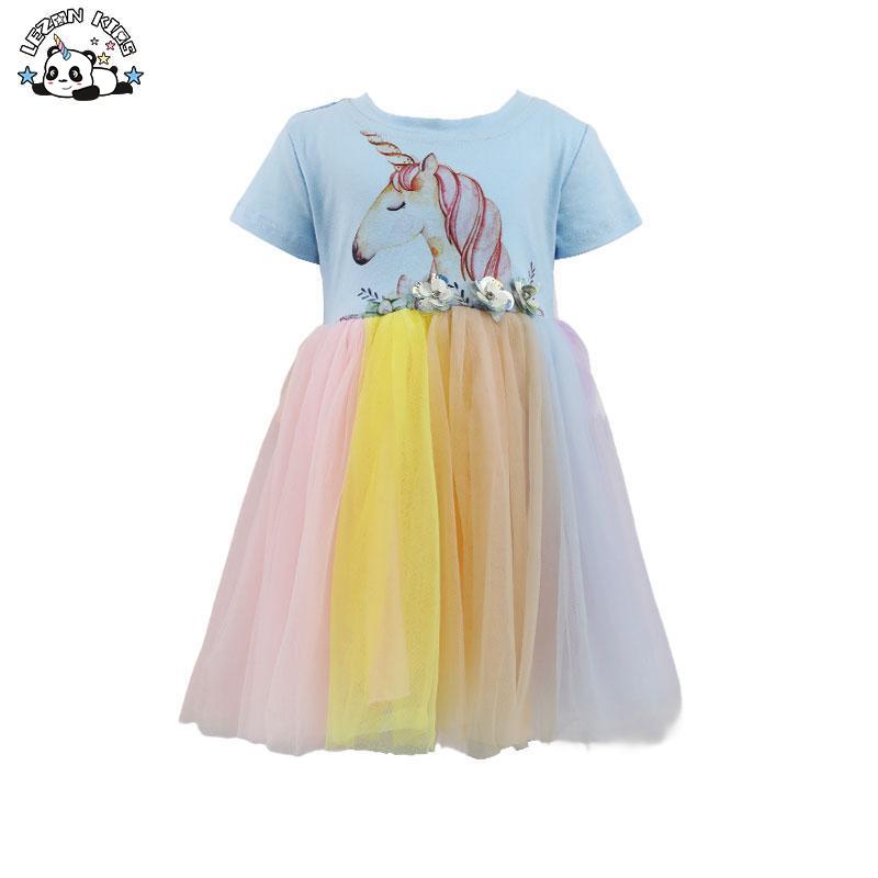 Children’s Boutique Clothing Knee Length Simple Frock Design Girls’ Chiffon Party Dress for Teenager