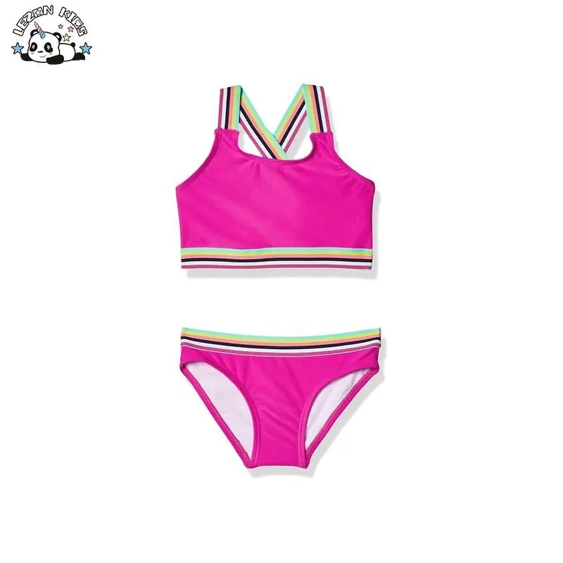 Customizable Girls Two-Piece Swimsuit